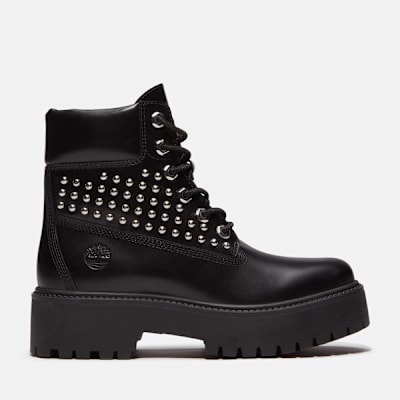 Timberland Stone Street Platform 6-Inch Boot for Women in Black, Woman, Black