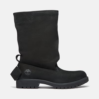 Timberland x TELFAR Premium Pull-On Boot in Black, Black