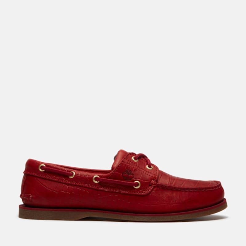 Timberland Classic 2-Eye Boat Shoe for Men in Red, Man, Red