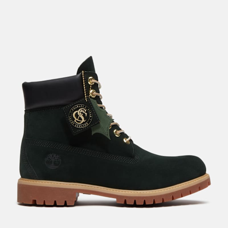 Timberland Heritage 6-Inch Waterproof Boot for Men in Dark Green, Man, Green
