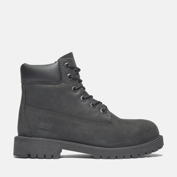 Timberland - Timberland Premium 6-Inch Waterproof Boot for Junior in Black, Black, Size: 5.5
