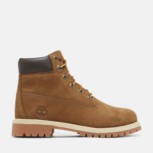 Timberland - Jongens Veterschoenen Junior 6-Inch Premium Boot - Bruin - Maat 39