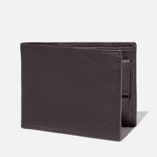 Timberland - Kennebunk Leather Bifold Wallet With Coin Pocket for Men in Brown, Man, Brown