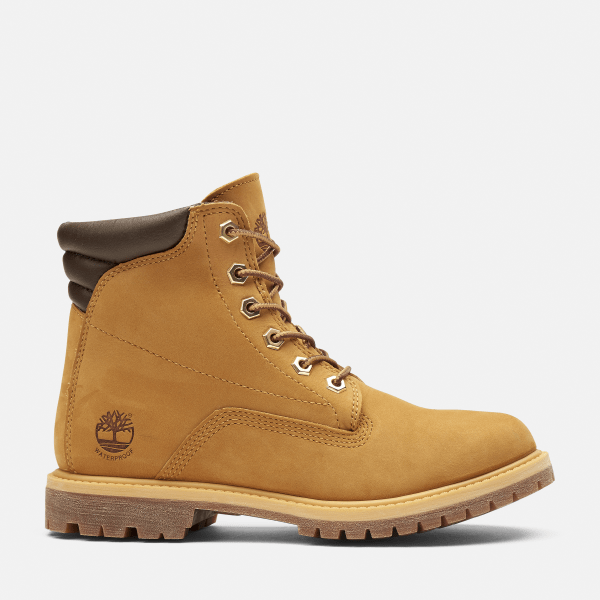Timberland - Waterville 6-Inch veterboot voor dames in geel, Vrouw, geel, Grootte: 38.5