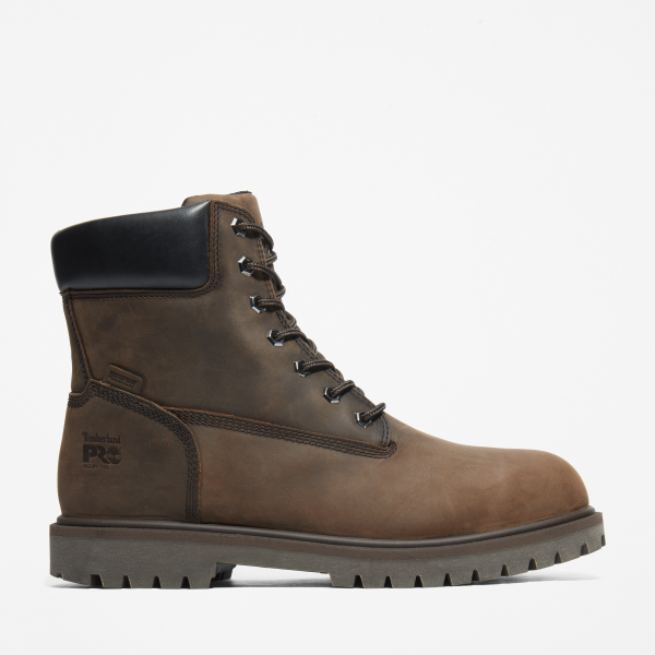 Timberland PRO® Iconic 6" Waterproof Alloy Toe Work Boot for Men in Brown