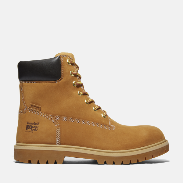 Timberland Pro Iconic Waterdichte Werkschoen Met Stalen Neus Voor Heren In Geel Geel, Grootte 47