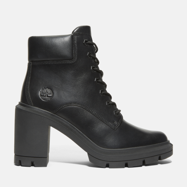 Timberland Allington Height Lace-up Boot Voor Dames In Monochroom Zwart Zwart, Grootte 41.5