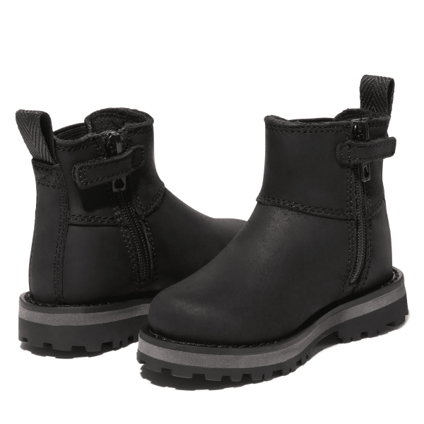 Courma Kid Chelsea Boot for Toddler in Black