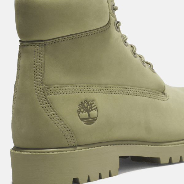 Timberland Heritage 6 Inch Lace Up Waterproof Boot for Men in Light Green