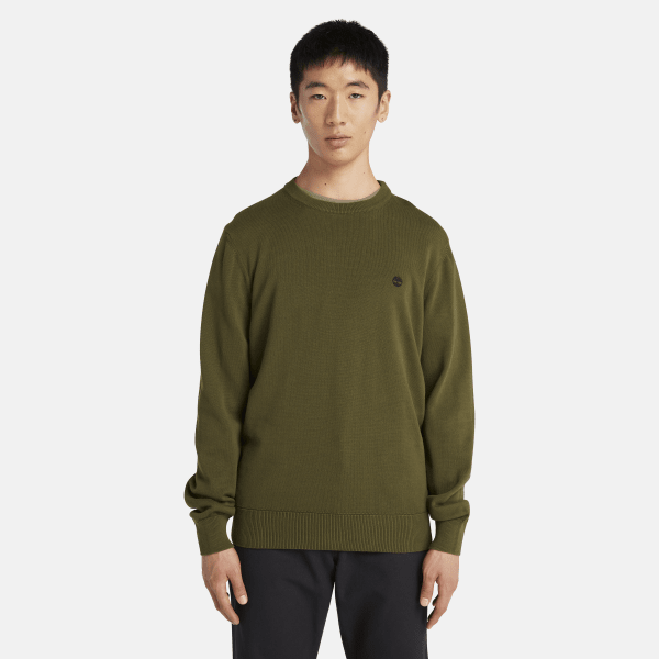 Williams River Jumper for Men in Dark Green