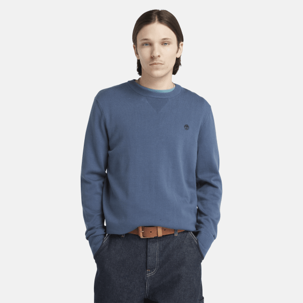 Timberland - Johns River trui met ronde hals voor heren in blauw, Man, blauw, Grootte: XXL