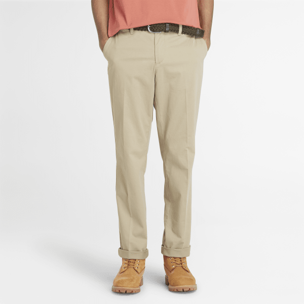 Timberland - Claremont Twill Chino Trouser for Men in Beige, Man, Beige, Size: 33