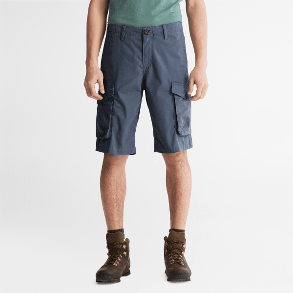 Timberland - Timberland Heritage Twill Cargo Shorts for Men in Dark Blue, Man, Blue, Size: 33