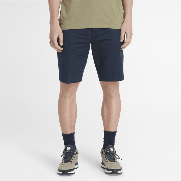 Timberland - Claremont Twill Chino Short for Men in Dark Blue, Man, Blue, Size: 32