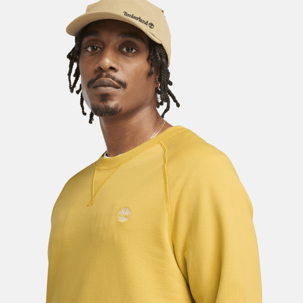 Light yellow crewneck sale