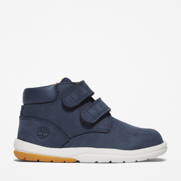 Timberland Timberland - Toddle Tracks Mid Hook-and-Loop Boot for Toddler in Dark Blue, Blue