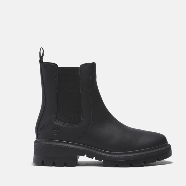 Timberland Cortina Valley Chelsea Boot Voor Dames In Zwart Zwart, Grootte 41