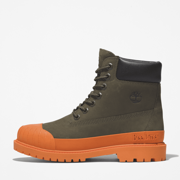 Lime green timberland boots best sale