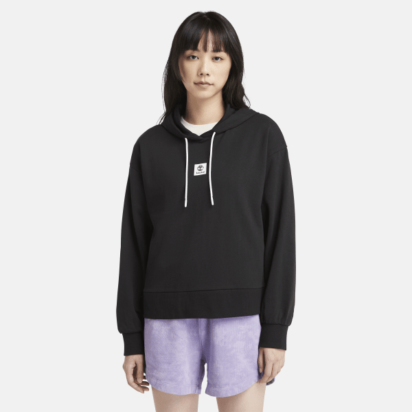 Timberland - Loopback Hoodie for Women in Black, Woman, Black, Size: XL