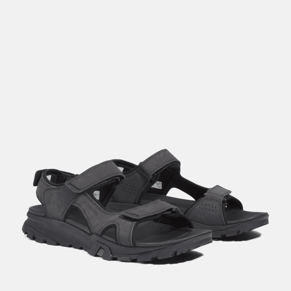 Lincoln Peak Backstrap Sandal for Men in Black