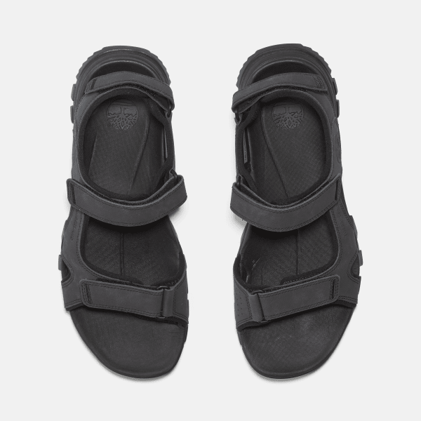 Lincoln Peak Backstrap Sandal for Men in Black
