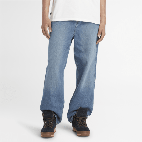 Timberland - Relaxed jeans met Refibra-technologie voor heren in blauw, Man, blauw, Grootte: 34