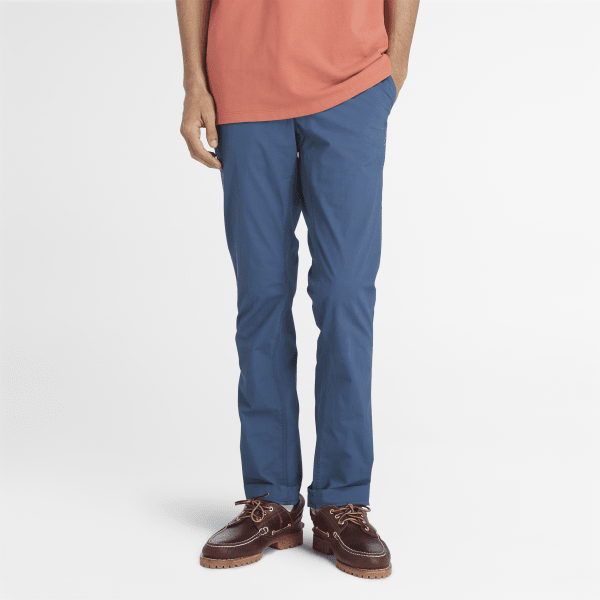 Timberland - Claremont Poplin Chino Trouser for Men in Blue, Man, Blue, Size: 30