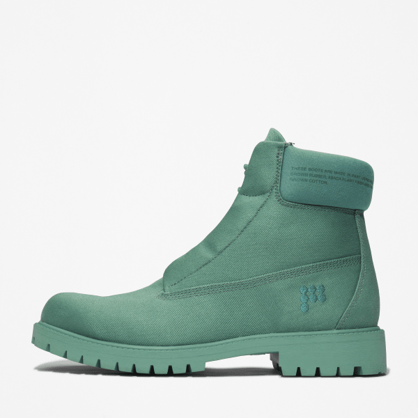 Green off white timberland hotsell