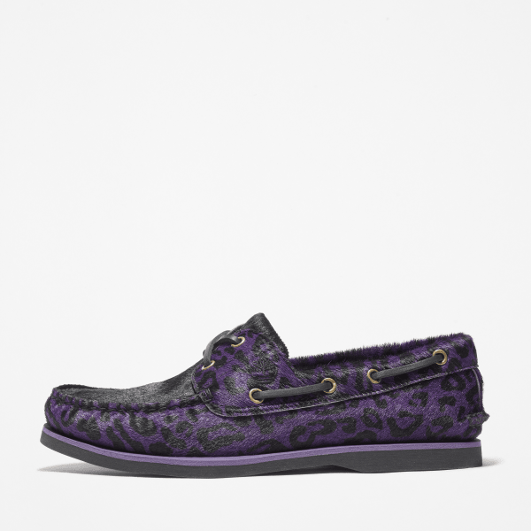 Classic 2-Eye Bootsschuh für Herren in Violett