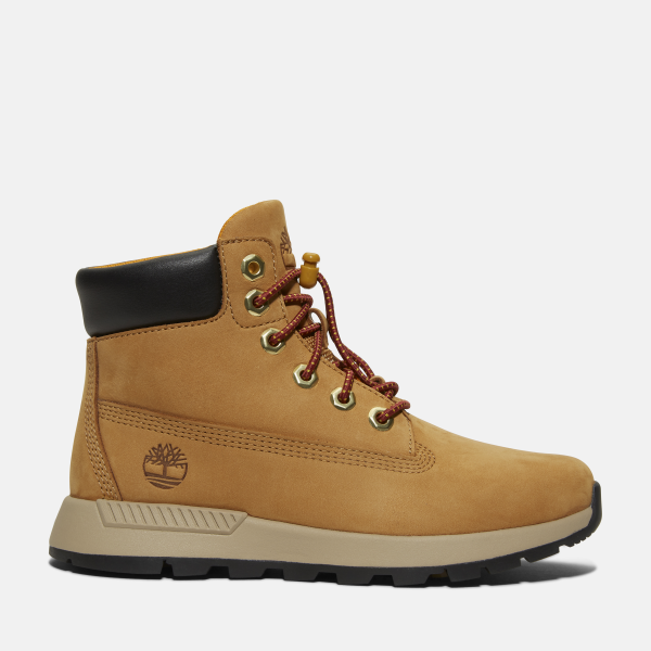 Timberland Killington Trekker 6 Inch Side-zip Boot Voor Kids In Geel Geel, Grootte 35