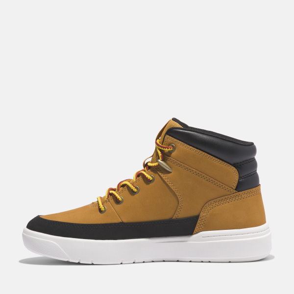 Seneca Bay Mid Lace-Up Trainer for Junior in Yellow
