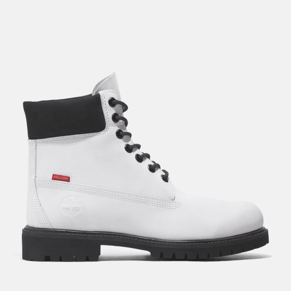 Helcor Botas 6 Inch Premium Timberland para hombre en blanco