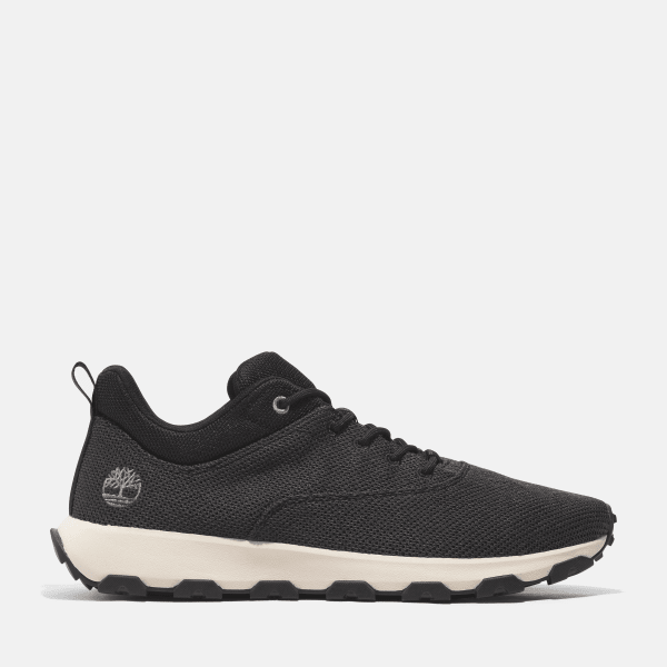 Timberland - Winsor Park Low Lace Up Trainer for Men in Black, Man, Black, Size: 8
