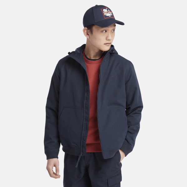Timberland - Waterbestendig bomberjack met fleece voering voor heren in donkerblauw, Man, blauw, Grootte: XL