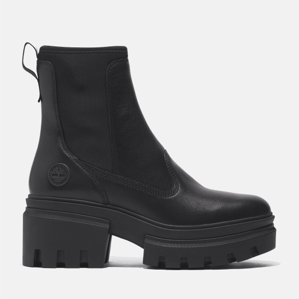 Timberland Everleigh Chelsea Boot Voor Dames In Zwart Zwart, Grootte 37