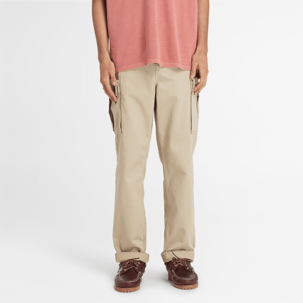 Timberland - Brookline Twill Cargo Trouser for Men in Beige, Man, Beige, Size: 40