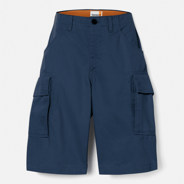 Mens dark blue cargo shorts on sale