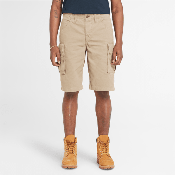 Timberland - Brookline Twill Cargo Short for Men in Beige, Man, Beige, Size: 38