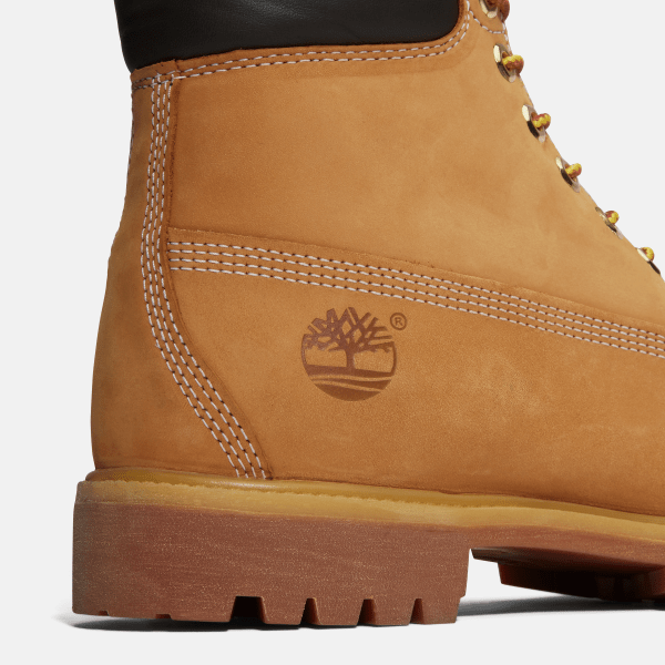 Timberland Premium 6 Inch Lace Up Waterproof Boot for Men in Yellow