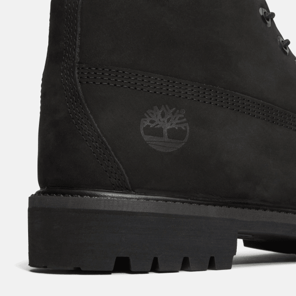 Timberland Premium 6 Inch Lace Up Waterproof Boot for Men in Black