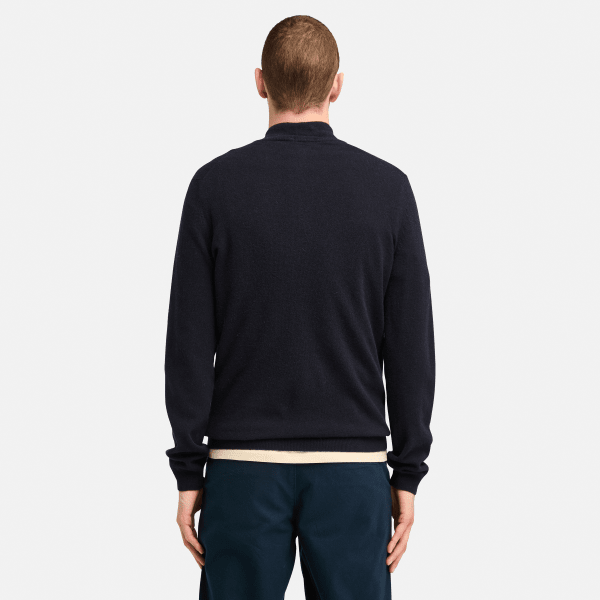 Maglione Uomo Tokyo Laundry Con Zip 1/4, Collo Alto, Misto Lana, Taglia Regolare