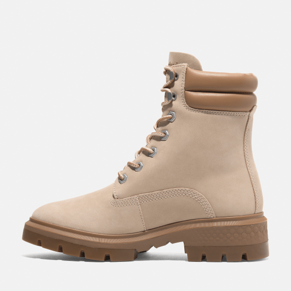 Cortina Valley Mid Lace Up Waterproof Boot for Women in Light Beige