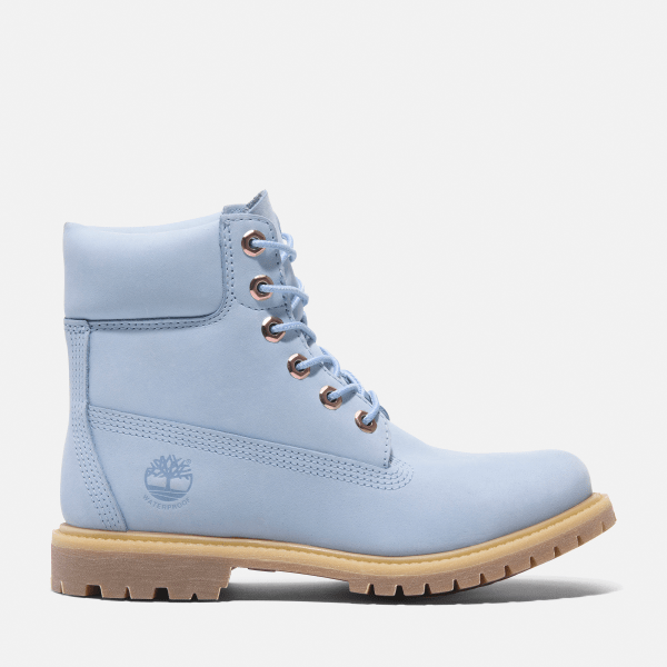 Timberland - Timberland Premium 6-Inch Waterdichte Veterboot voor dames in lichtblauw, Vrouw, blauw, Grootte: 40