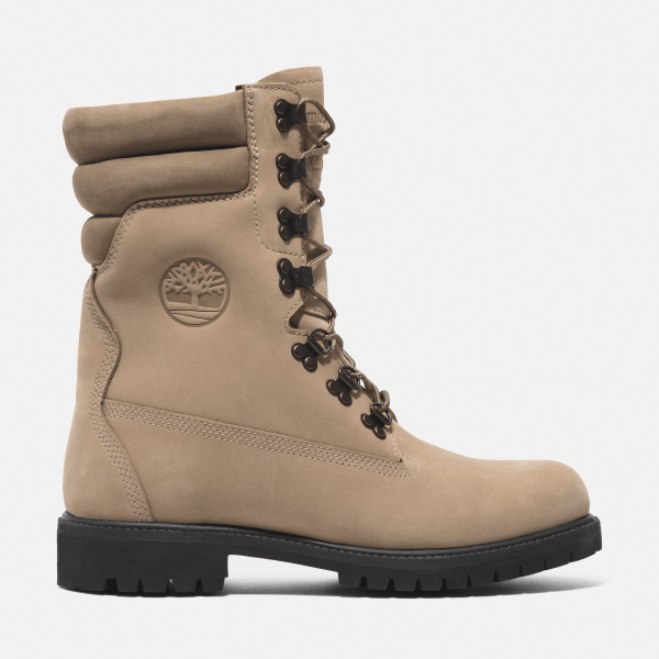 Timberland - Timberland Premium Hoge Veterboot voor heren in beige, Man, beige, Grootte: 46