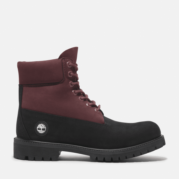 Timberland - Timberland Premium 6 Inch Veterboot voor heren in donkerrood, Man, rood, Grootte: 50