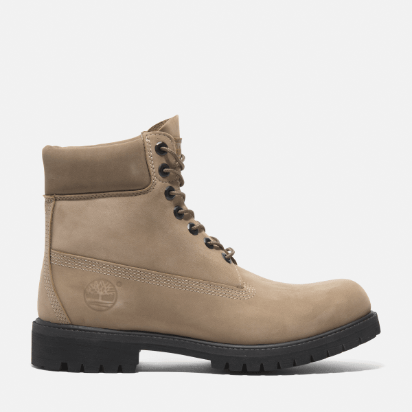 Timberland - Timberland Premium 6 Inch Veterboot voor heren in beige, Man, beige, Grootte: 46