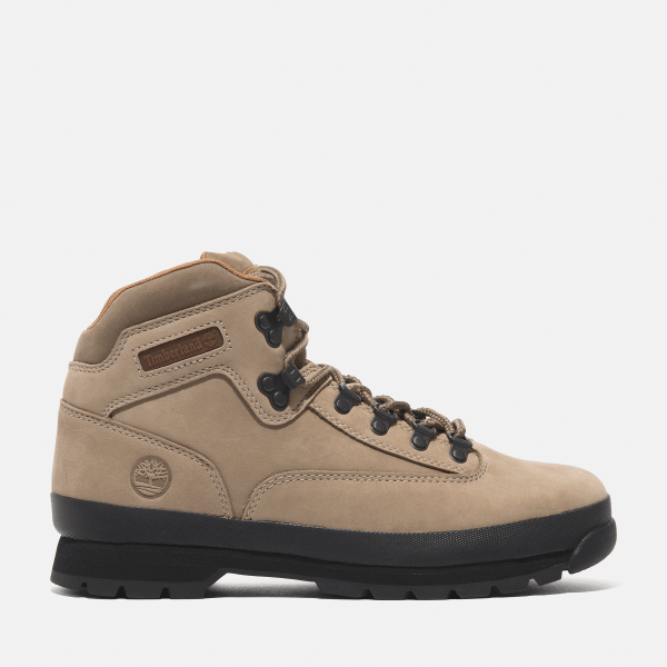 Euro Hiker Lace up Boot for Men in Beige