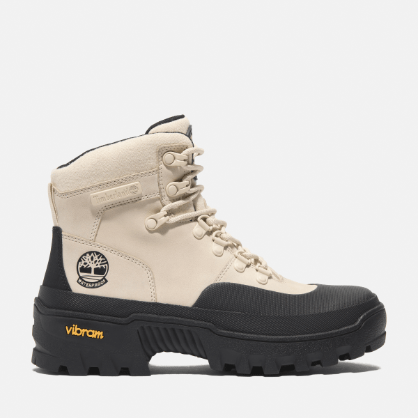 Timberland - Vibram Halfhoge Waterdichte Veterboot door dames in grijs, Vrouw, grijs, Grootte: 41