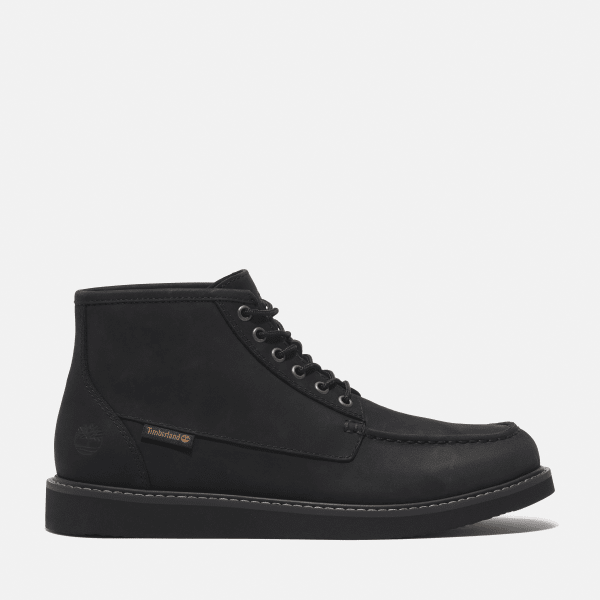 Timberland - Newmarket Halfhoge Chukka Boot met veters voor heren in zwart, Man, zwart, Grootte: 41