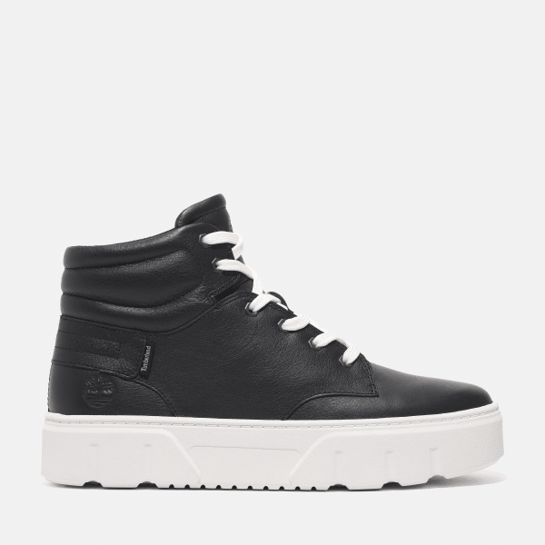 Timberland - Laurel Court High Top Lace-Up Sneaker voor dames in zwart, Vrouw, zwart, Grootte: 39